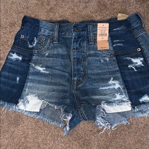 VINTAGE HI-RISE FESTIVAL AMERICAN EAGLE SHORTS